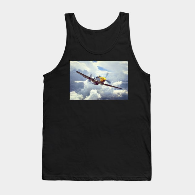 P51 Mustang - Frankie Tank Top by aviationart